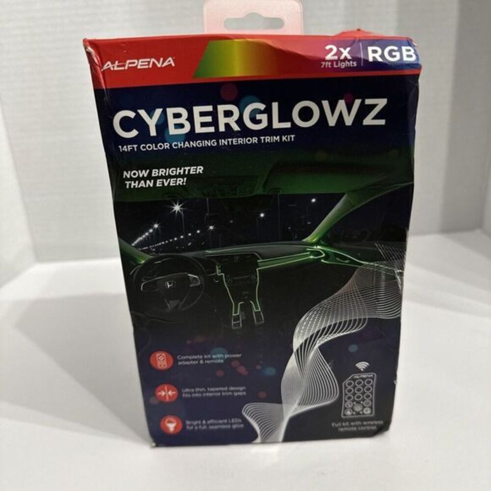 Alpena Led Lights CyberGlowz 14 Ft Rgb New Box Crushed